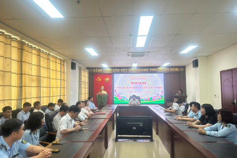 Sở Công Thương Lai Châu: Công bố Quyết định về công tác cán bộ