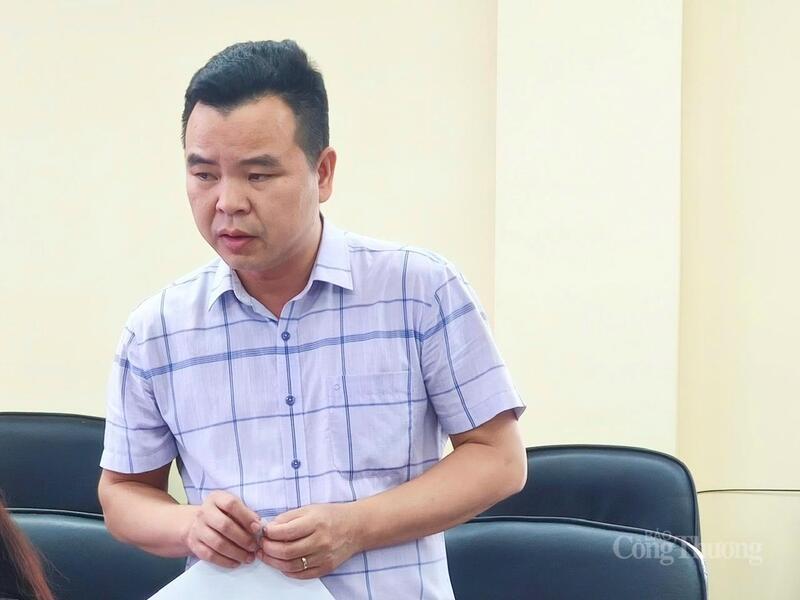 Phó Giám đốc Sở Công Thương Lai Châu Trần Văn Hùng cũng báo cáo Đoàn công tác về những kết quả trong thời gian vừa qua.