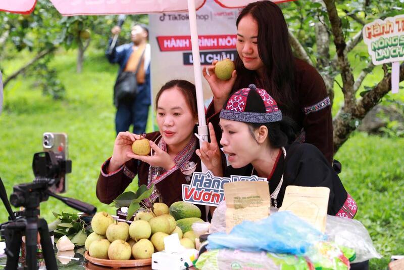 Chỉ trong 4 giờ livestream, chương trình đã chốt thành công khoảng 1.500 đơn hàng, tiêu thụ gần 5 tấn lê cho bà con, với doanh thu ước đạt 240 triệu đồng.